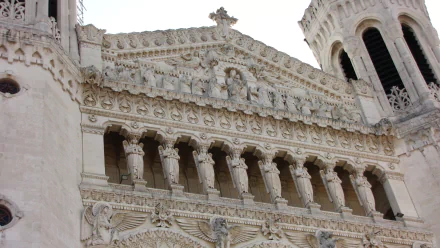 religious Basilica of Notre-Dame de Fourvière HD Desktop Wallpaper | Background Image