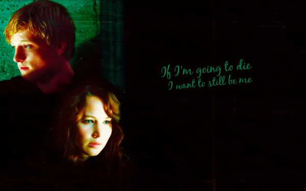 Josh Hutcherson Peeta Mellark Jennifer Lawrence Katniss Everdeen movie The Hunger Games HD Desktop Wallpaper | Background Image