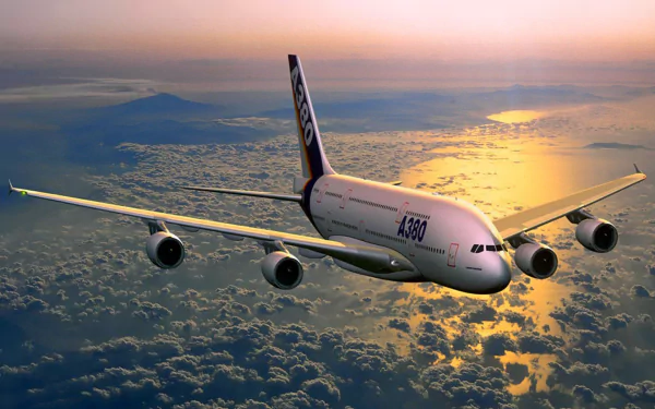 airplane vehicle Airbus A380 HD Desktop Wallpaper | Background Image