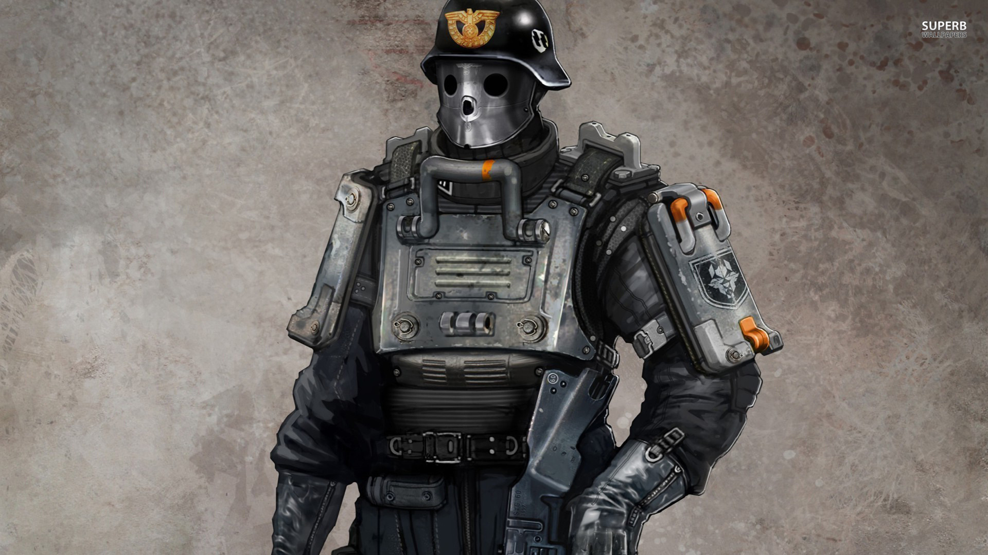 Guard Robot Art - Wolfenstein: The New Order Art Gallery