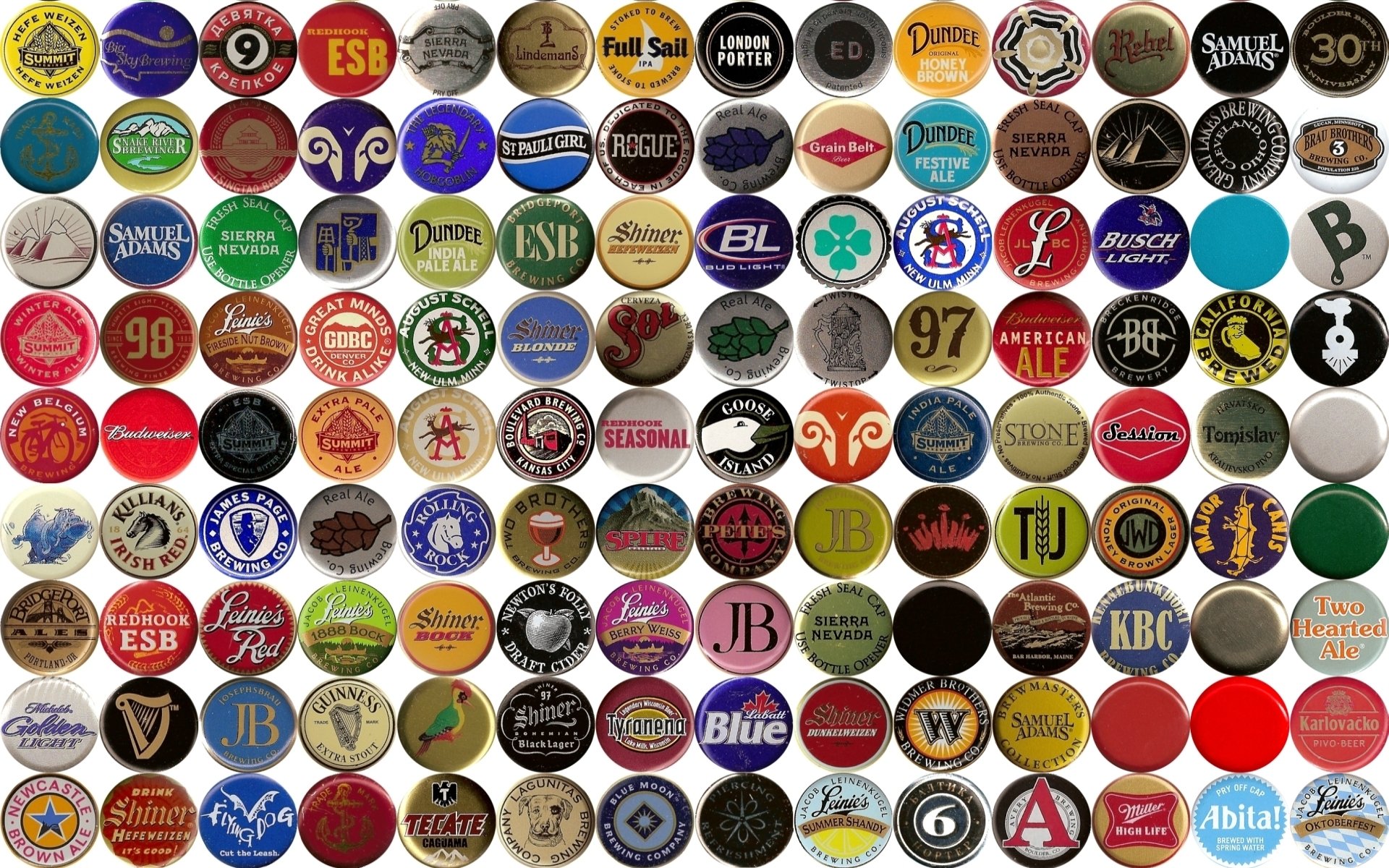 Misc Beer Bottle Caps HD Wallpaper