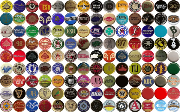 Misc Beer Bottle Caps HD Desktop Wallpaper | Background Image