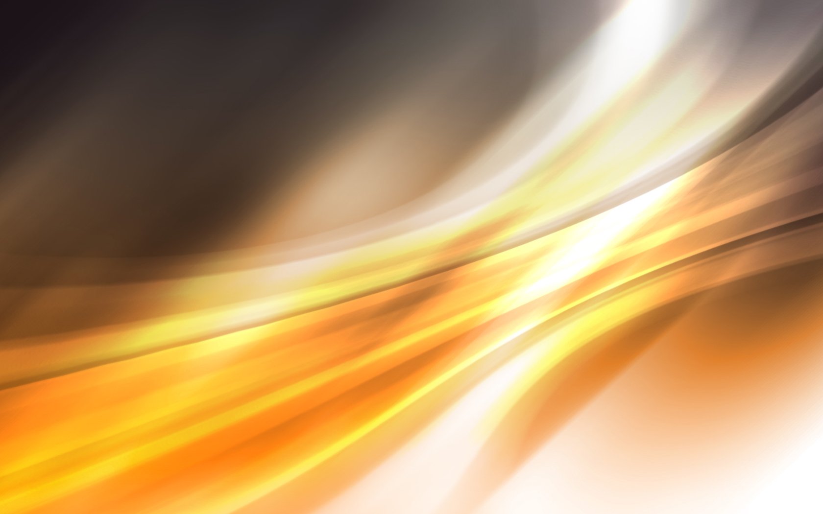 HD abstract wallpaper featuring smooth, cool swirls and waves of warm golden and white hues, creating a dynamic, flowing effect.