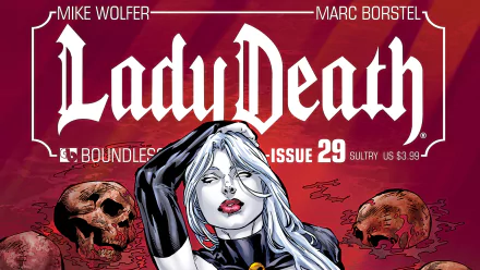 Comic Lady Death HD Desktop Wallpaper | Background Image