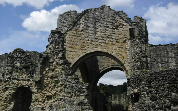 religious Buildwas Abbey HD Desktop Wallpaper | Background Image