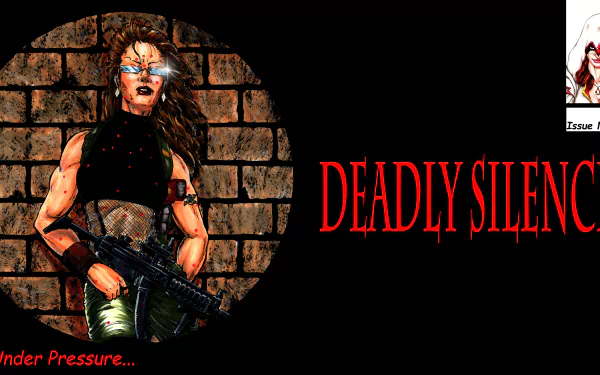 Comic deadly silence HD Desktop Wallpaper | Background Image