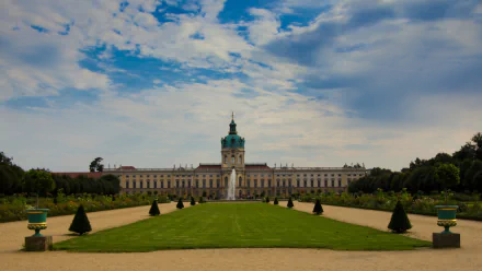 man made Charlottenburg Palace HD Desktop Wallpaper | Background Image