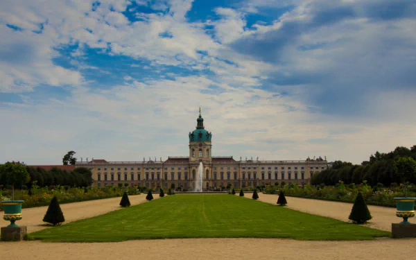 man made Charlottenburg Palace HD Desktop Wallpaper | Background Image