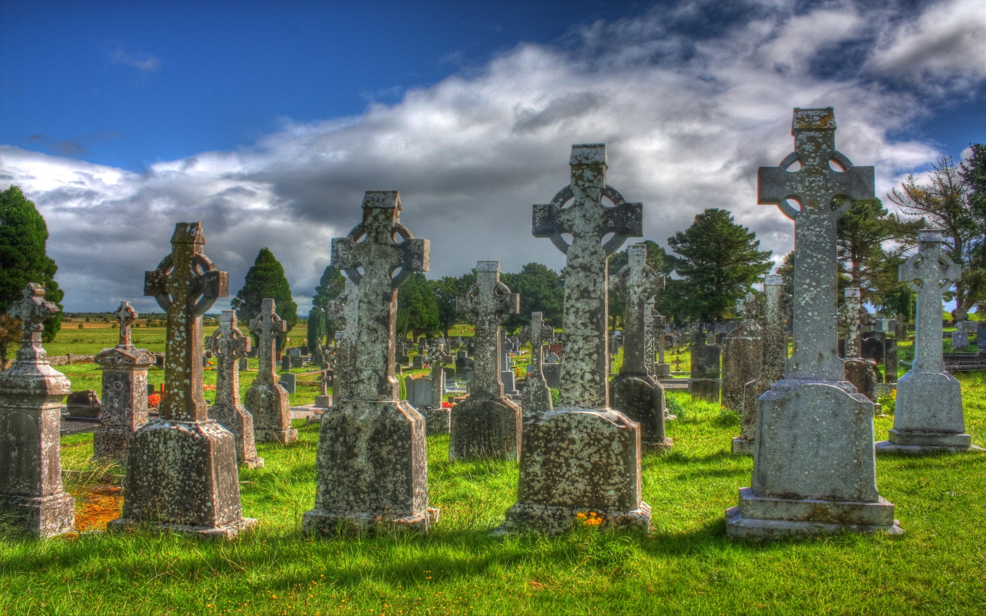 Religious Clonmacnoise Monastery HD Wallpaper | Background Image