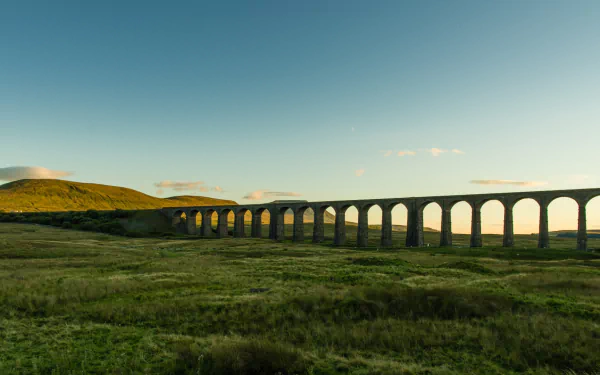 man made Ribblehead Viaduct HD Desktop Wallpaper | Background Image