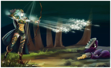 Ashe (League Of Legends) video game League Of Legends HD Desktop Wallpaper | Background Image