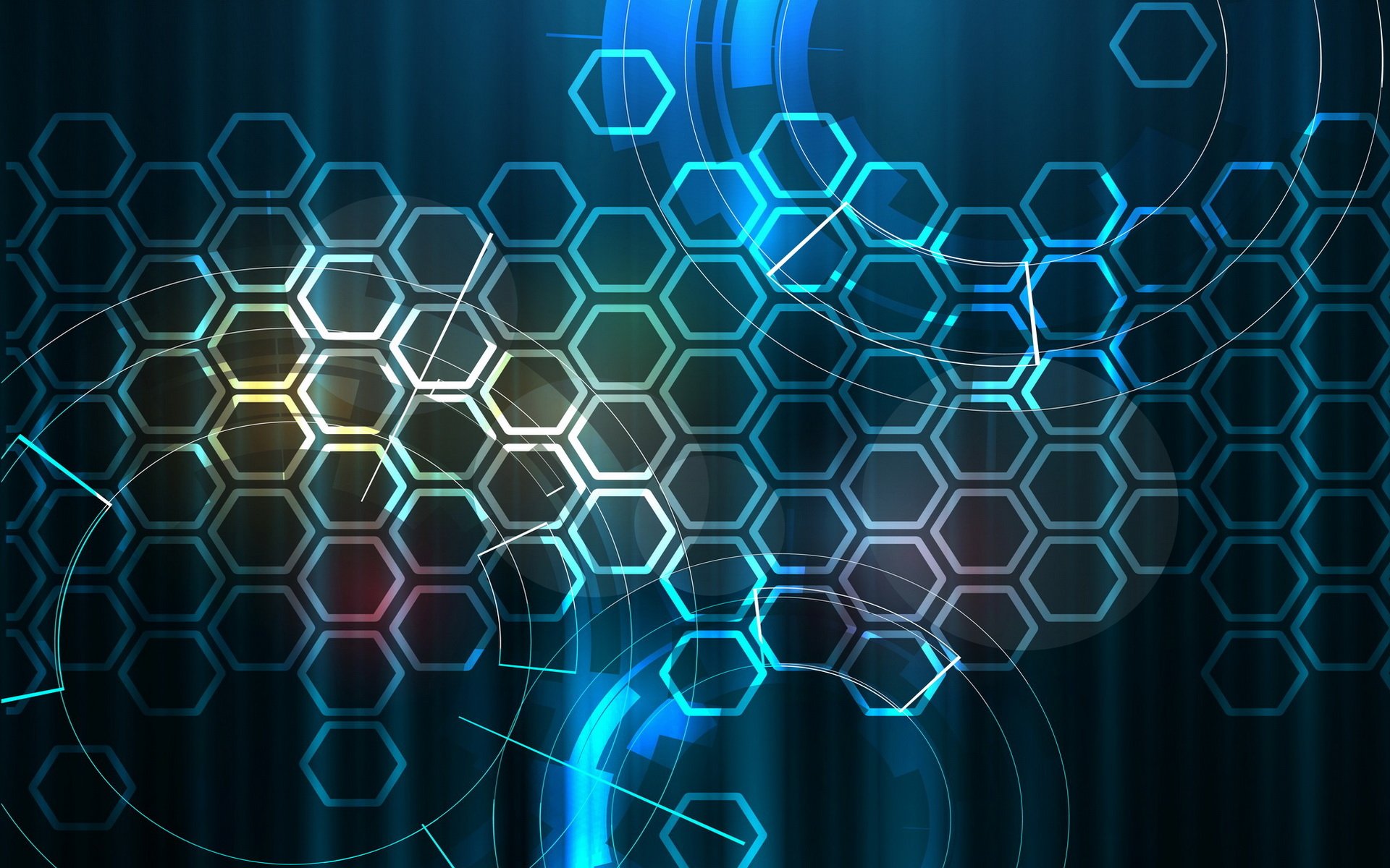 Abstract Hexagon Hd Wallpaper