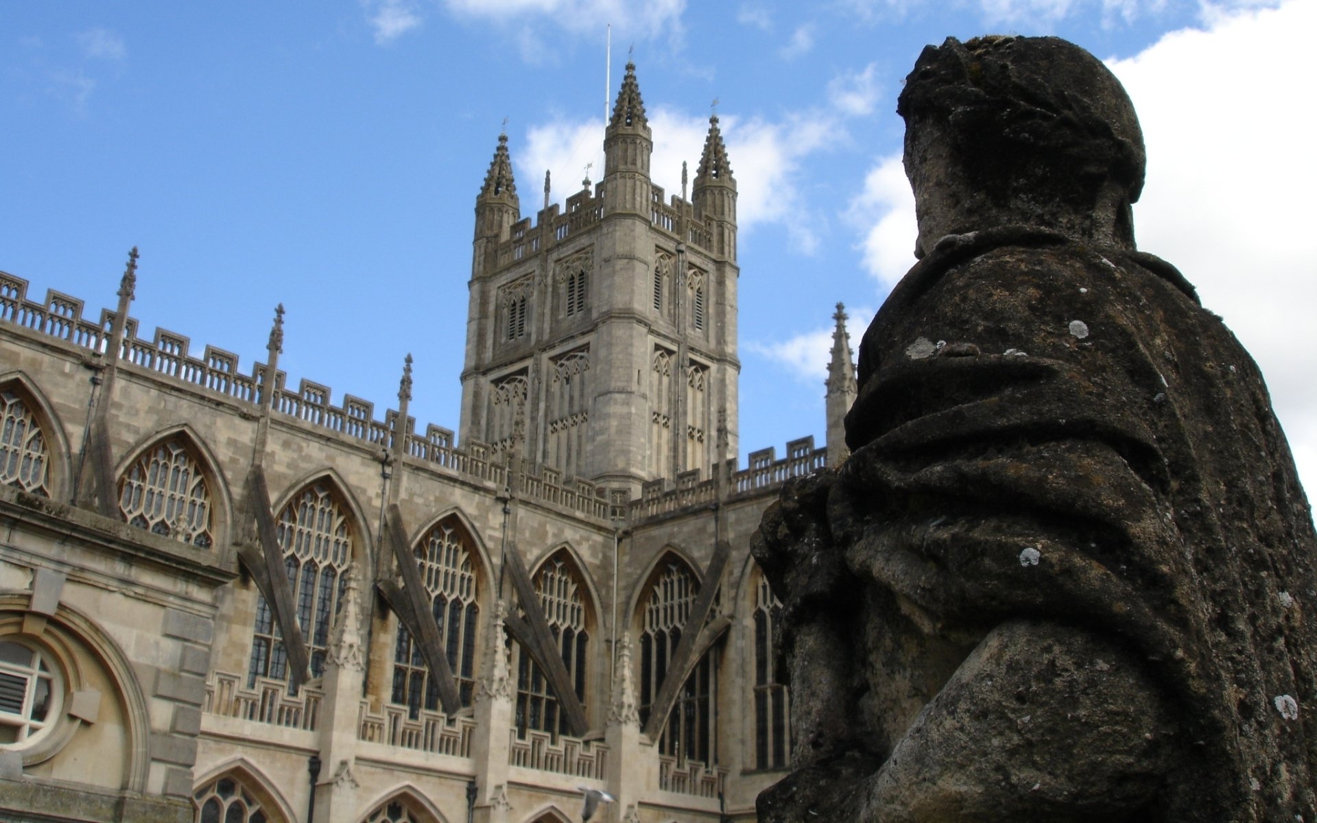 Download Religious Bath Abbey HD Wallpaper