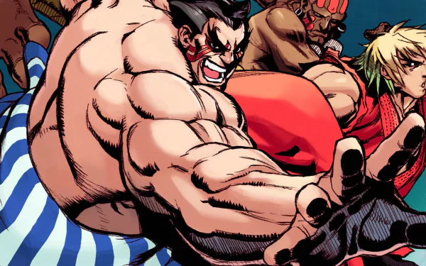 video game Super Street Fighter II HD Desktop Wallpaper | Background Image