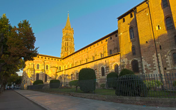 religious Basilica of St. Sernin, Toulouse HD Desktop Wallpaper | Background Image