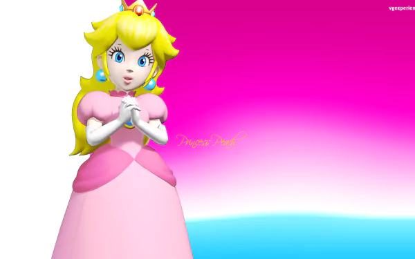 Princess Peach video game Super Mario Advance: Super Mario Bros. 2 HD Desktop Wallpaper | Background Image