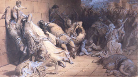  The Martyrdom of the Holy Innocents by Gustave Doré