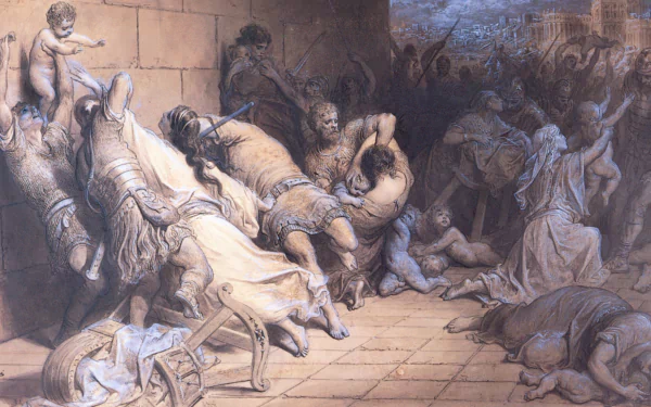  The Martyrdom of the Holy Innocents by Gustave Doré