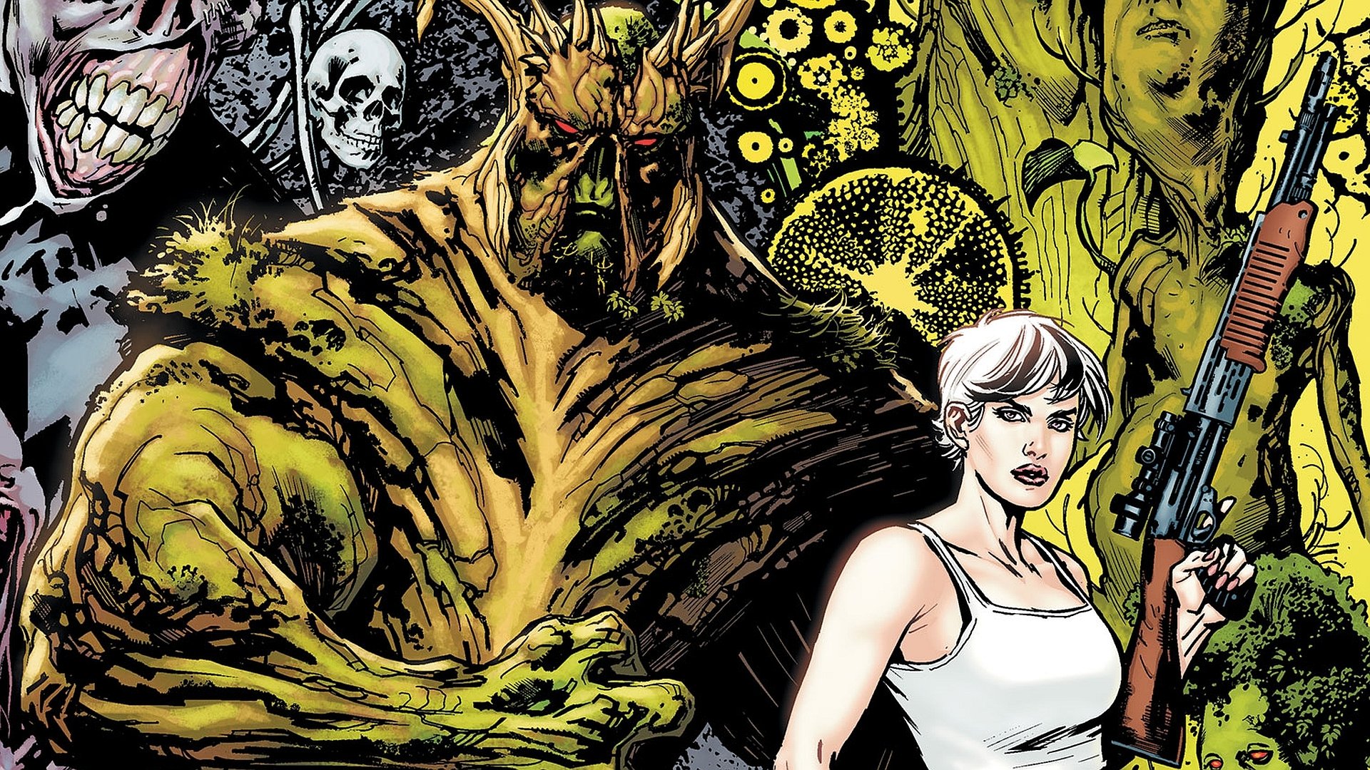 Download Comic Swamp Thing HD Wallpaper