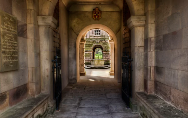 man made Lyme Park HD Desktop Wallpaper | Background Image