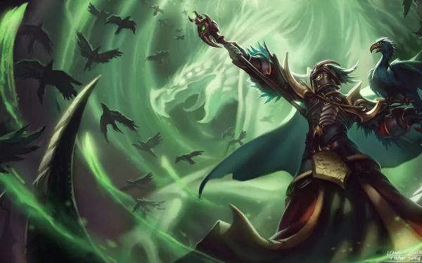 Swain (League Of Legends) video game League Of Legends HD Desktop Wallpaper | Background Image