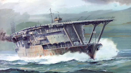 Japanese aircraft carrier Akagi
