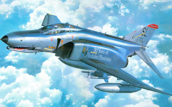 military McDonnell Douglas F-4 Phantom II HD Desktop Wallpaper | Background Image