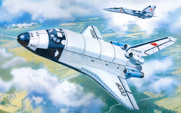 vehicle Buran Soviet shuttle HD Desktop Wallpaper | Background Image