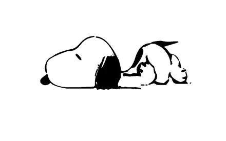 Snoopy relaxes in a classic comic style in this HD Peanuts desktop wallpaper. His playful charm adds a fun touch to any background.
