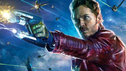 Chris Pratt Peter Quill movie Guardians of the Galaxy HD Desktop Wallpaper | Background Image