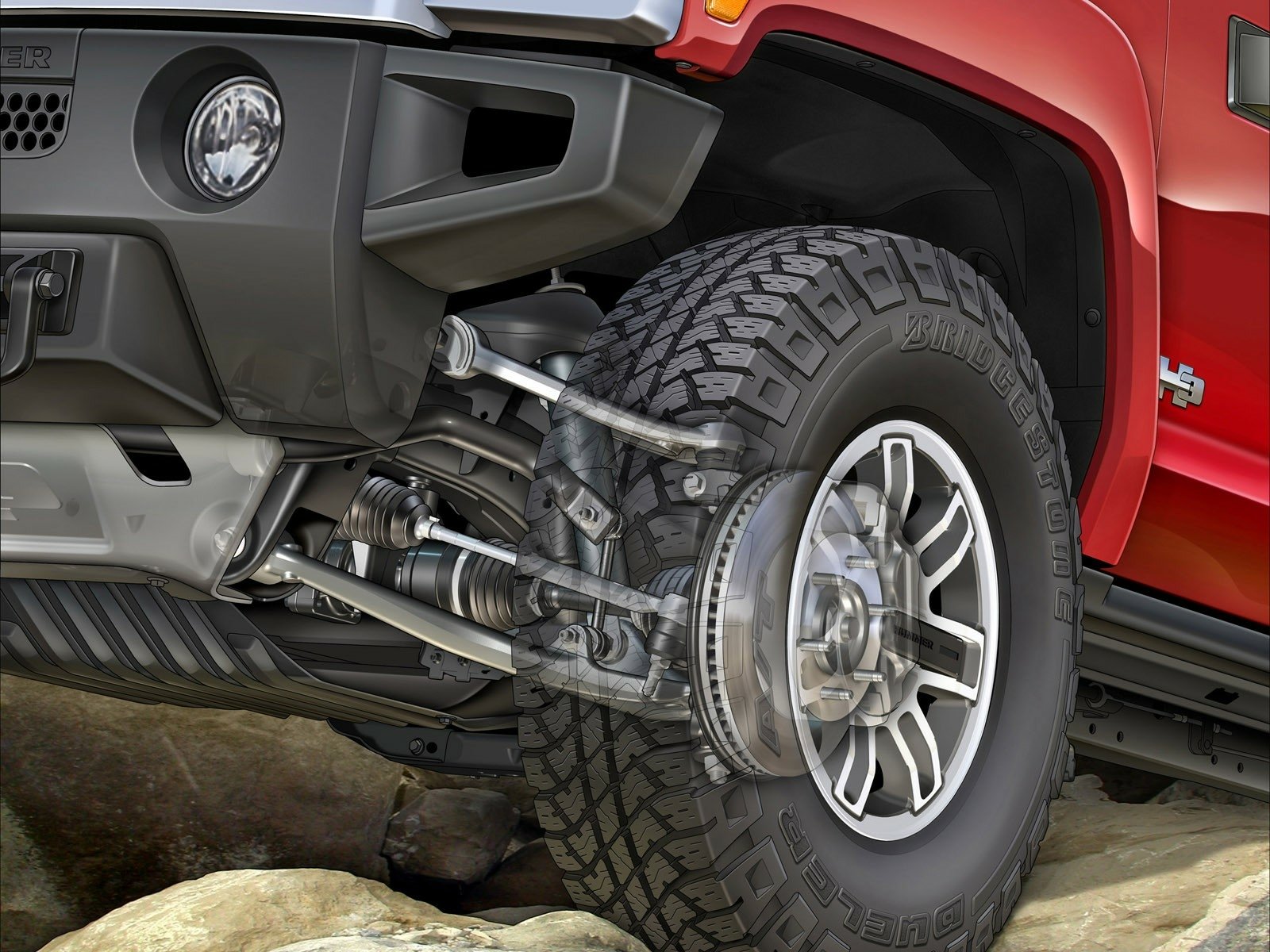 Download Hummer Vehicle Hummer H3 Wallpaper