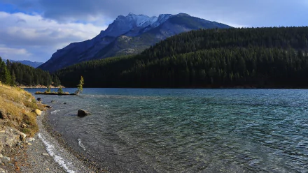 nature two jack lake HD Desktop Wallpaper | Background Image