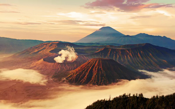 nature Mount Bromo HD Desktop Wallpaper | Background Image