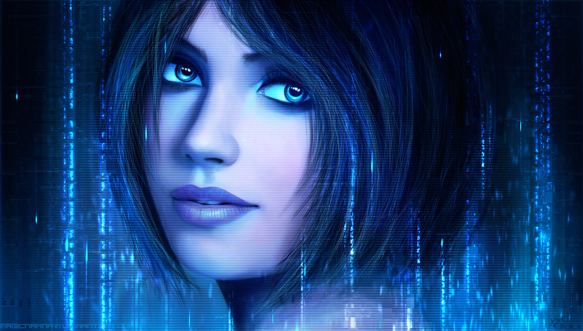 cortana halo 4 fan art