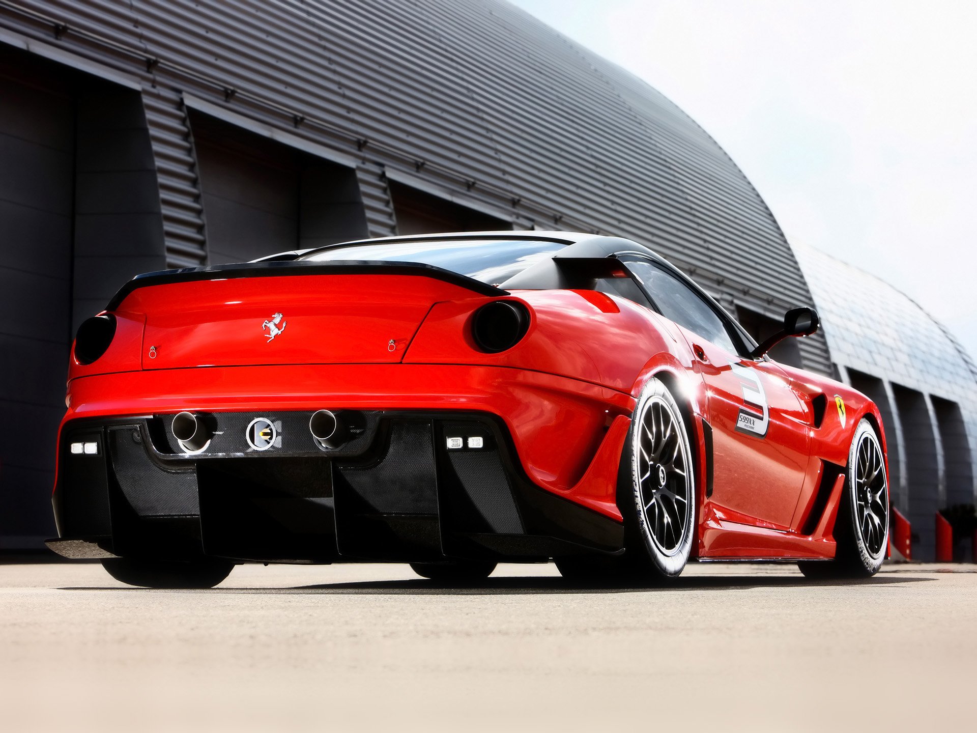 Download Ferrari Vehicle 2009 Ferrari 599XX HD Wallpaper