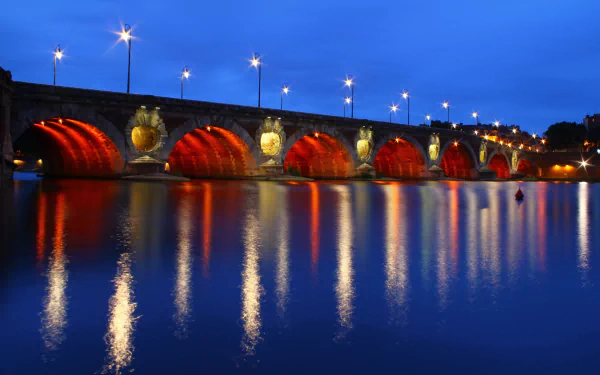 man made Pont Neuf, Toulouse HD Desktop Wallpaper | Background Image