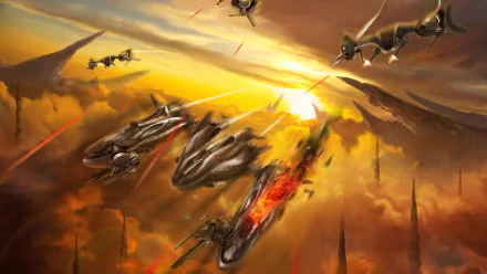 Sci Fi aircraft HD Desktop Wallpaper | Background Image