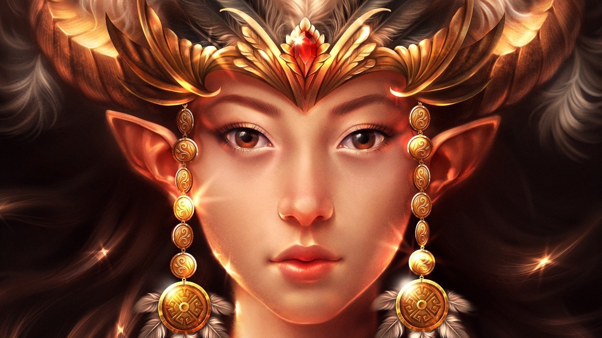 Download Fantasy Woman HD Wallpaper by Elena Berezina