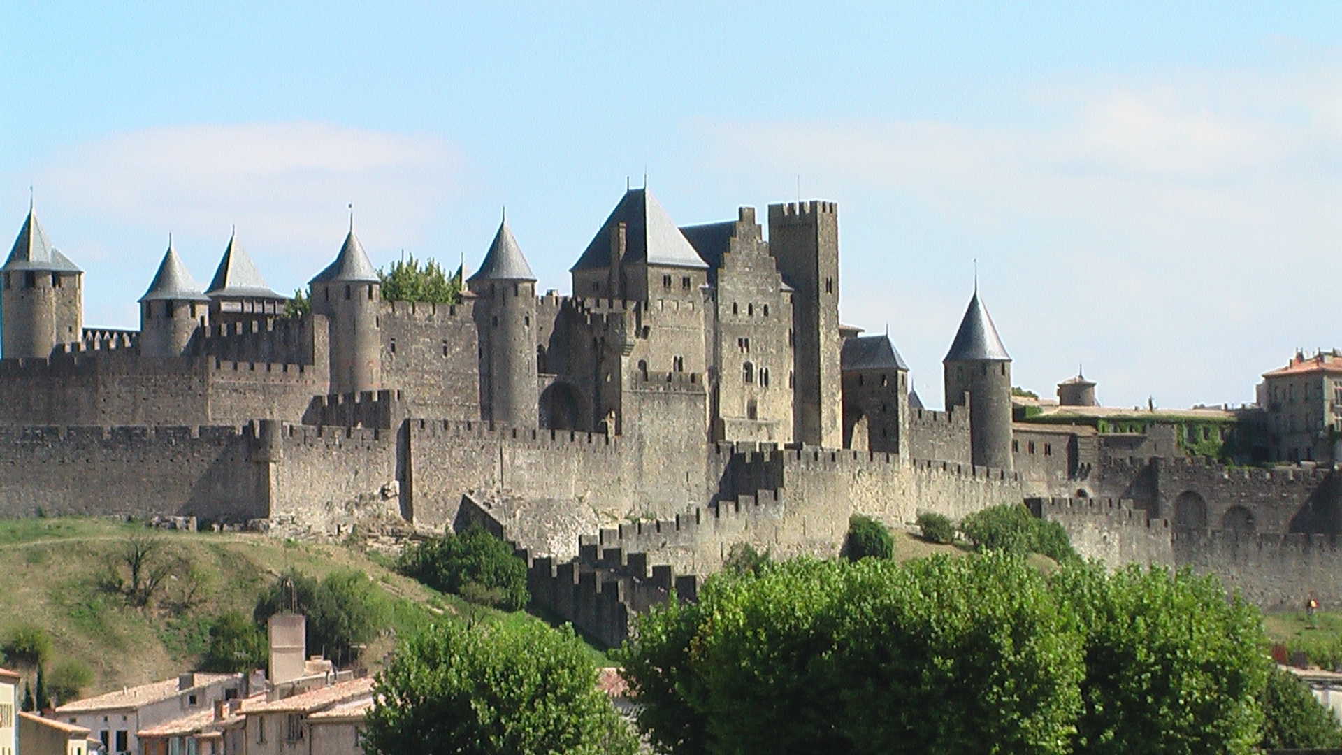 Download Man Made Carcassonne HD Wallpaper