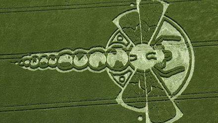  Dragonfly crop circle
