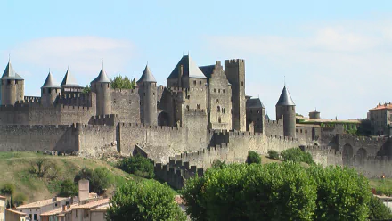 man made Carcassonne HD Desktop Wallpaper | Background Image