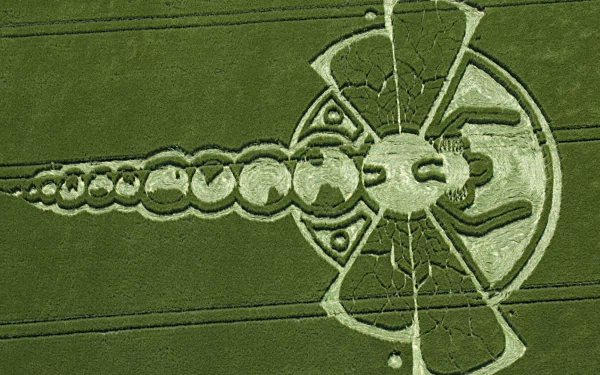  Dragonfly crop circle