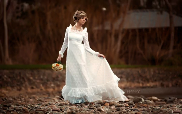 dress woman bride HD Desktop Wallpaper | Background Image