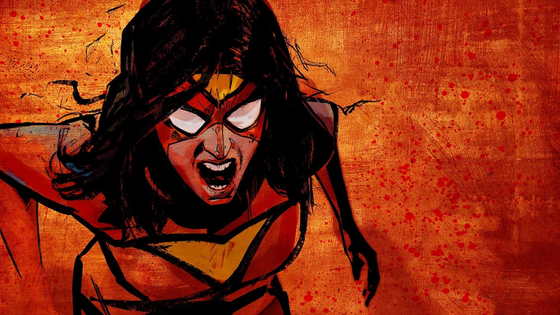 Download Comic Spider-Woman Spider Man HD Wallpaper
