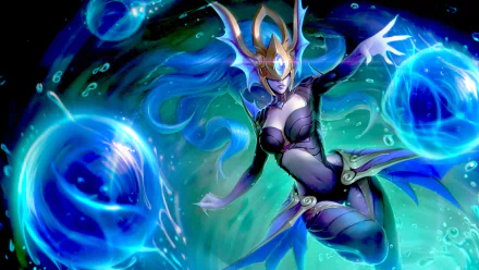 Syndra (League Of Legends) video game League Of Legends HD Desktop Wallpaper | Background Image