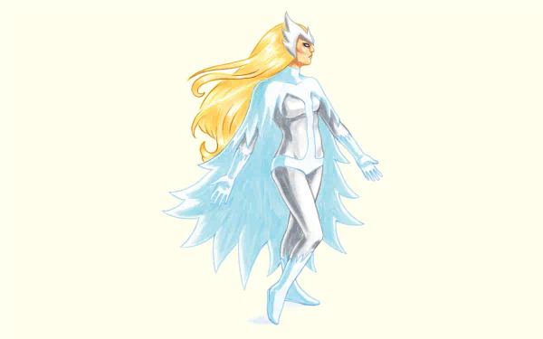 Comic Snowbird HD Desktop Wallpaper | Background Image