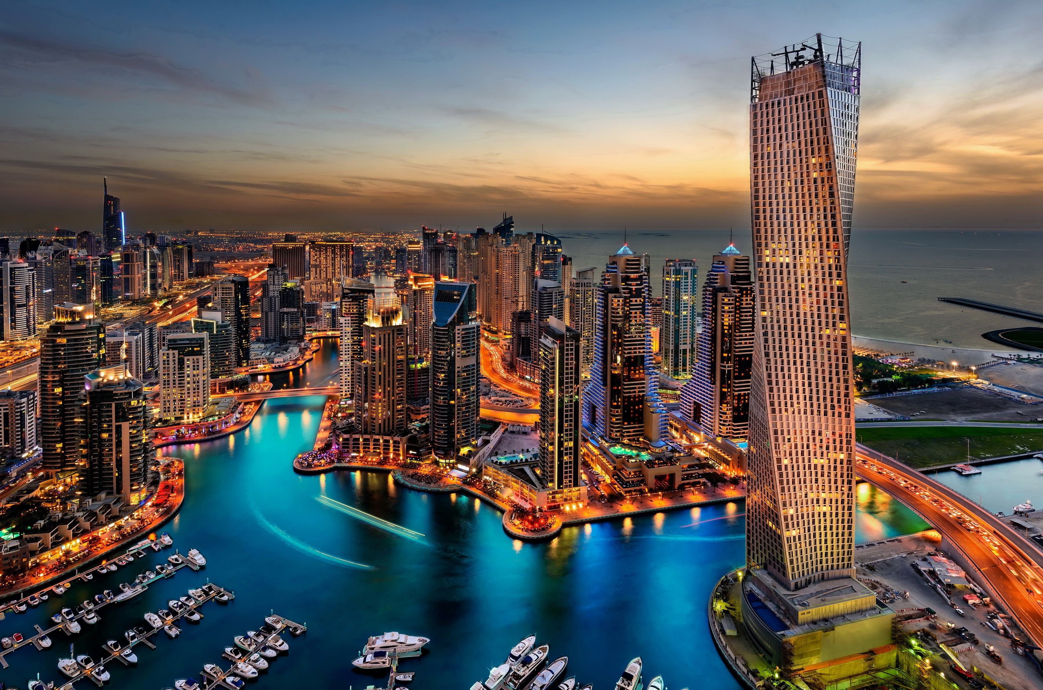 Man Made Dubai HD Wallpaper