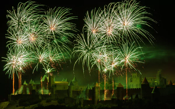 man made Carcassonne HD Desktop Wallpaper | Background Image