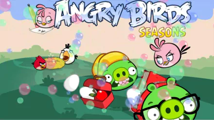 video game Angry Birds Seasons HD Desktop Wallpaper | Background Image