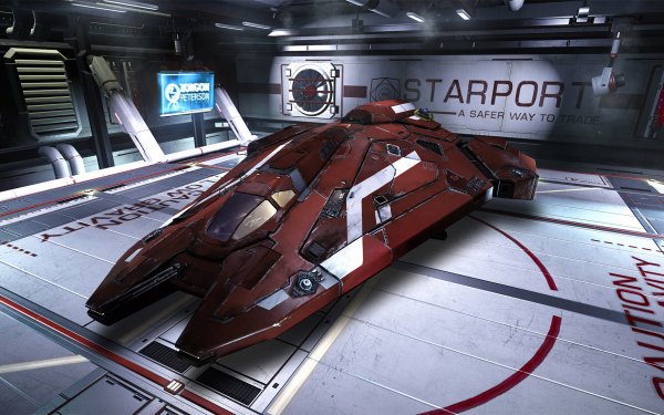 Video Game Elite: Dangerous Spaceship Spaceport HD Wallpaper | Background Image